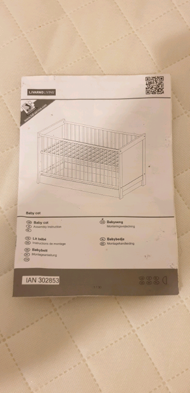 livarno living cot bed